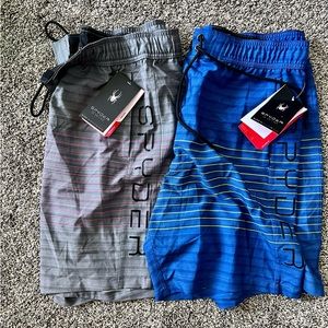 NWT 2 pairs of Spyder swim trunks
